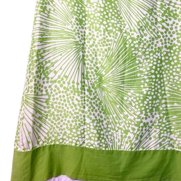 DONCASTER Silk Blend Sleeveless Dress Size 8 in Tropical Green Print - Picture 11 of 14